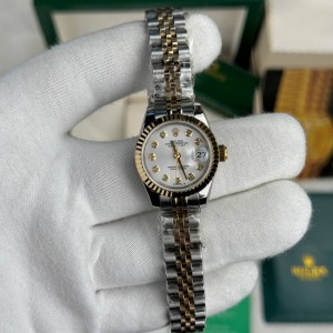 Rolex Datejust 28 mm Two Tone Taşlı Kadran