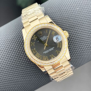 Rolex Datejust 31mm Gold Kasa Antrasit Kadran