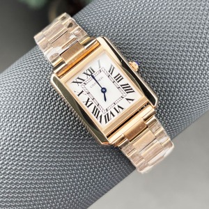  Cartier Tank 24Mm Rose Kasa 