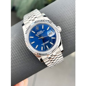 Rolex Datejust 31mm Gümüş Kasa Lacivert Kadran Jubile