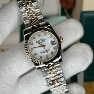 Rolex Datejust 31 Two Tone Sedef Kadra Jubile Kordon