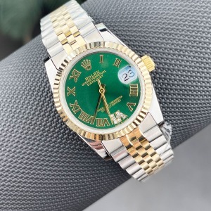  Rolex Datejust 31mm Two Tone Yeşil Kadran Jubile Kordon