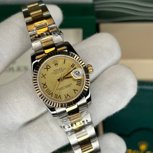 Rolex Datejust 31 Two Tone Sarı Kadran Oyster Kordon