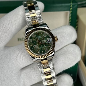 Rolex Datejust 31 mm Two Tone Yeşil Deseni Yeni Sezon