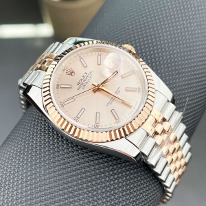 Rolex Datejust Two Tone Rose Kadran Jubile Kordon