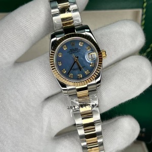 Rolex Datejust 31 mm Two Tone Su Yeşili Oyster Kordon