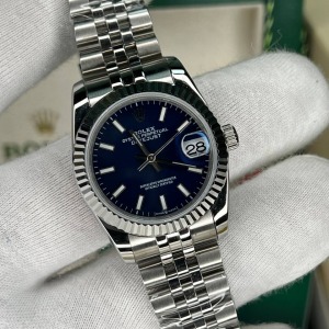 Rolex Datejust 31mm Gümüş Kasa Lacivert Kadran Jubike Kordon