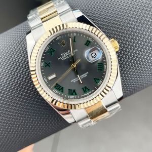 Rolex Datejust Wimbledon Two Tone Oyster Kordon