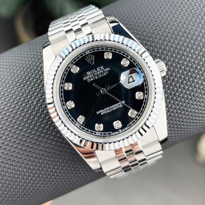 Rolex Datejust Siyah Taşlı Kadran Jubile Kordon