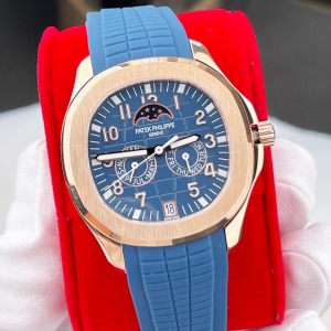 Patek Philippe Aquanaut 5261R Rose Kasa Mavi Silikon Super Clone ETA