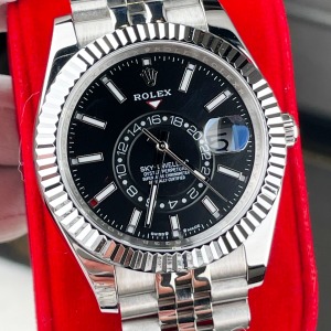  Rolex Sky Dweller 326933 Siyah Kadran Jubile Kordon Replika	
