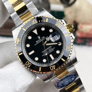 Rolex Submariner Gold Gümüş Kasa Clean Super Clone ETA
