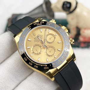 Rolex Daytona Chronograph Gold Kasa&Kadran Super Clone 