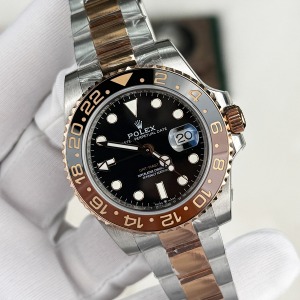  Rolex Gmt Master II Rootbeer Two Tone Super Clone	