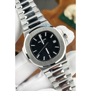 Patek Philippe Nautilus Siyah Kadran Slim Kasa