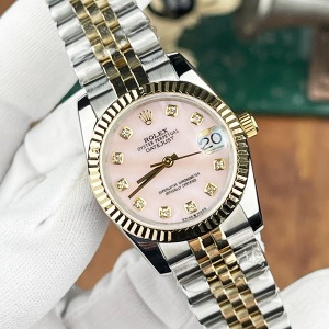 Rolex Datejust 31mm Two Tone Sedef Beyaz Taşlı Kadran Jubikle Kordon 