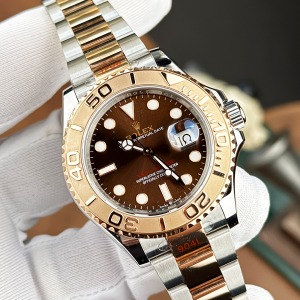 Rolex Yacht-Master Two Tone Kahve Kadran Super Clone ETA 