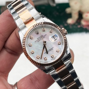 Rolex DateJust 36 Mm Two Tone Taşlı Kadran Oyster Kordon 