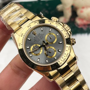 Rolex Cosmograph Daytona Gold Kasa Antrasit Kadran Super Clone 