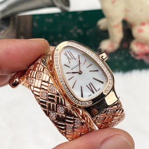 Bvlgari Bayan Serpenti Rose Taşlı Bezel