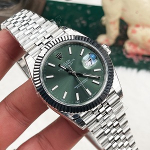 Rolex Datejust Gri Kadran Jubile Kordon Super Clone 