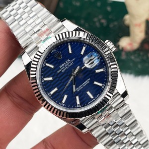 Rolex Datejust Yeni Sezon Desenli Lacivert Kadran Super Clone 