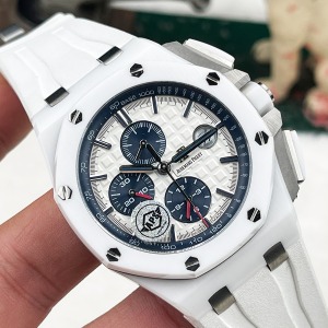 Audemars Piguet Royal Oak Offshore Chronograph Seramik Kasa Beyaz Kadran