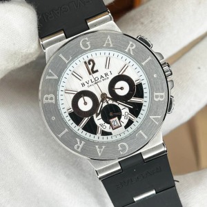 Bvlgari Diagono Siyah Kadran Çelik Kasa Replika